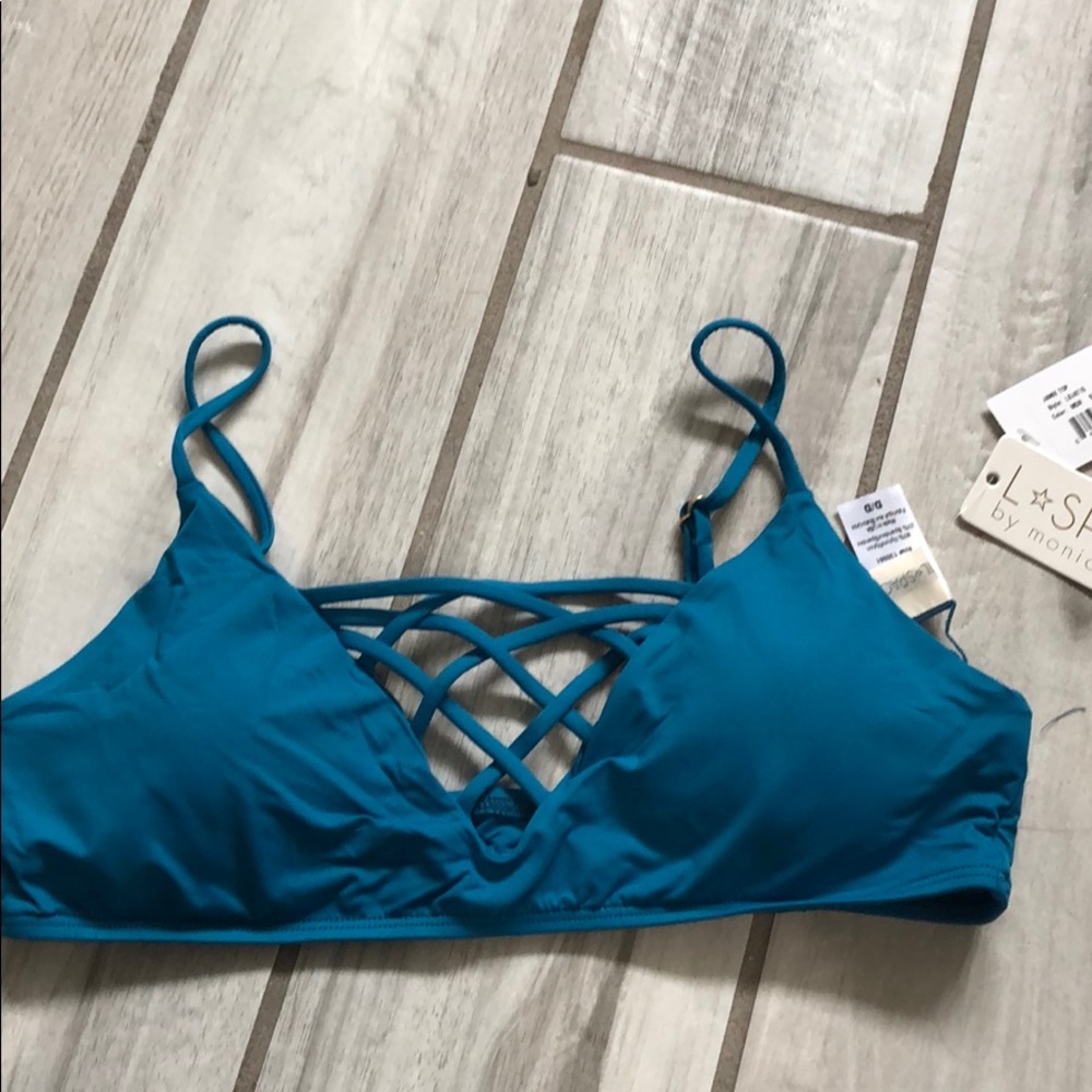 L space Jaime top sz D bikini